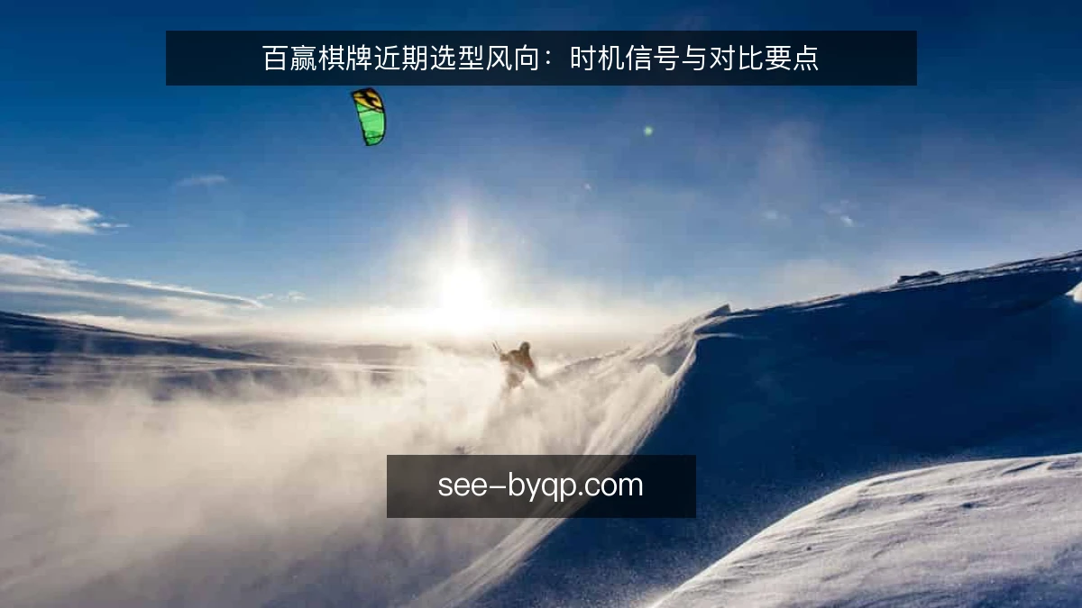 百赢棋牌近期选型风向：时机信号与对比要点
